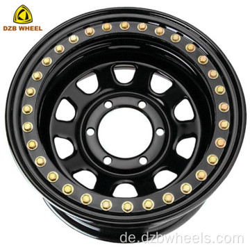 Schwarzes Beadlock Wheel 16*10 4x4 Offroad Wheel